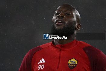 2024-02-10 - Romelu Lukaku of A.S. Roma during the 24th day of the Serie A Championship between A.S. Roma vs F.C. Inter, 10 February, 2024 at the Olympic Stadium in Rome, Italy. - AS ROMA VS INTER - FC INTERNAZIONALE - ITALIAN SERIE A - SOCCER