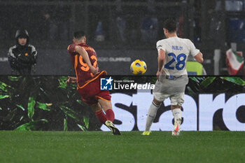 2024-02-10 - Stephan El Shaarawy of A.S. Roma score 2-1 during the 24th day of the Serie A Championship between A.S. Roma vs F.C. Inter, 10 February, 2024 at the Olympic Stadium in Rome, Italy. - AS ROMA VS INTER - FC INTERNAZIONALE - ITALIAN SERIE A - SOCCER