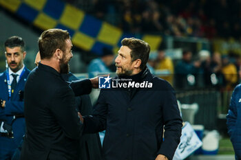 2024-02-18 - Daniele De Rossi coach of A.S. Roma and Eusebio Di Francesco coach of Frosinone Calcio - FROSINONE CALCIO VS AS ROMA - ITALIAN SERIE A - SOCCER