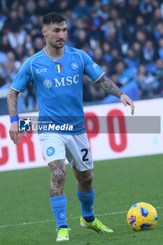 2024-02-17 - Matteo Politano of SSC Napoli in action during Serie A Match between SSC Napoli vs Genoa CFC at Diego Armando Maradona Stadium - SSC NAPOLI VS GENOA CFC - ITALIAN SERIE A - SOCCER