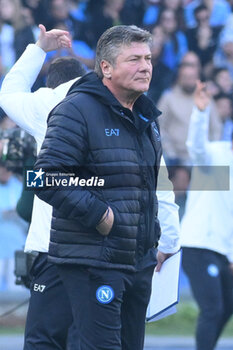 2024-02-17 - Walter Mazzarri of SSC Napoli look during Serie A Match between SSC Napoli vs Genoa CFC at Diego Armando Maradona Stadium - SSC NAPOLI VS GENOA CFC - ITALIAN SERIE A - SOCCER