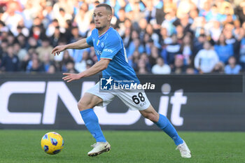 2024-02-17 - Stanislav Lobotka of SSC Napoli in action during Serie A Match between SSC Napoli vs Genoa CFC at Diego Armando Maradona Stadium - SSC NAPOLI VS GENOA CFC - ITALIAN SERIE A - SOCCER