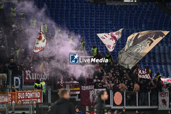 2024-02-26 - Supporters of Torino F.C. during the 26th day of the Serie A Championship between A.S. Roma vs Torino F.C., 26 February, 2024 at the Olympic Stadium in Rome, Italy. - AS ROMA VS TORINO FC - ITALIAN SERIE A - SOCCER