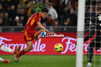 2024-02-26 - Paulo Dybala of A.S. Roma scores the goal of 3-1 during the 26th day of the Serie A Championship between A.S. Roma vs Torino F.C., 26 February, 2024 at the Olympic Stadium in Rome, Italy. - AS ROMA VS TORINO FC - ITALIAN SERIE A - SOCCER