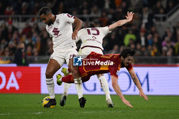 2024-02-26 - Koffi Djidji of Torino F.C. and Sardar Azmoun of A.S. Roma during the 26th day of the Serie A Championship between A.S. Roma vs Torino F.C., 26 February, 2024 at the Olympic Stadium in Rome, Italy. - AS ROMA VS TORINO FC - ITALIAN SERIE A - SOCCER