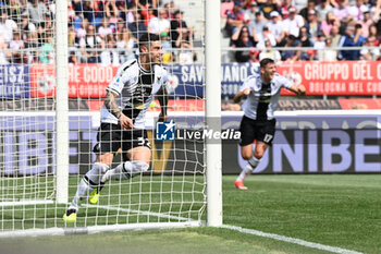 2024-04-28 - Martin Payero (Udinese Calcio) celebrating his goal - BOLOGNA FC VS UDINESE CALCIO - ITALIAN SERIE A - SOCCER