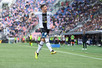 2024-04-28 - Martin Payero (Udinese Calcio) celebrating his goal - BOLOGNA FC VS UDINESE CALCIO - ITALIAN SERIE A - SOCCER