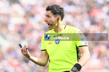 2024-04-28 - The referee of the match Sacchi - BOLOGNA FC VS UDINESE CALCIO - ITALIAN SERIE A - SOCCER