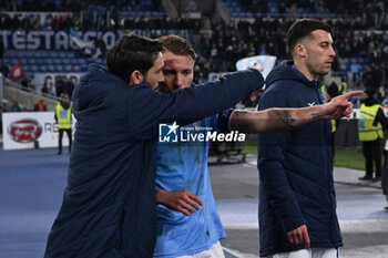 2024-03-01 - Luis Alberto and Ciro Immobile of S.S. Lazio during the 27th day of the Serie A Championship between S.S. Lazio vs A.C. Milan, 1 March 2024 at the Olympic Stadium in Rome. - SS LAZIO VS AC MILAN - ITALIAN SERIE A - SOCCER