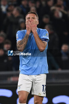 2024-03-01 - Ciro Immobile of S.S. Lazio during the 27th day of the Serie A Championship between S.S. Lazio vs A.C. Milan, 1 March 2024 at the Olympic Stadium in Rome. - SS LAZIO VS AC MILAN - ITALIAN SERIE A - SOCCER