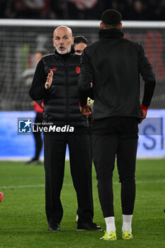 01/03/2024 - Stefano Pioli of A.C. Milan of S.S. Lazio during the 27th day of the Serie A Championship between S.S. Lazio vs A.C. Milan, 1 March 2024 at the Olympic Stadium in Rome. - SS LAZIO VS AC MILAN - SERIE A - CALCIO