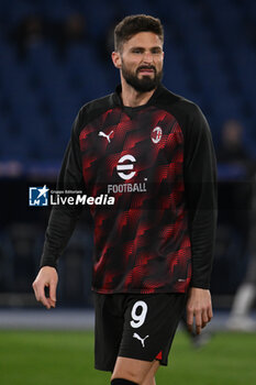 2024-03-01 - Olivier Giroud of A.C. Milan during the 27th day of the Serie A Championship between S.S. Lazio vs A.C. Milan, 1 March 2024 at the Olympic Stadium in Rome. - SS LAZIO VS AC MILAN - ITALIAN SERIE A - SOCCER