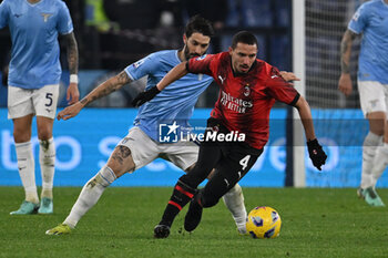 01/03/2024 - Ismael Bennacer of A.C. Milan and Luis Alberto of S.S. Lazio during the 27th day of the Serie A Championship between S.S. Lazio vs A.C. Milan, 1 March 2024 at the Olympic Stadium in Rome. - SS LAZIO VS AC MILAN - SERIE A - CALCIO