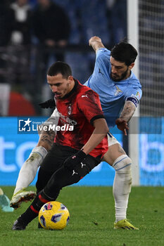 2024-03-01 - Ismael Bennacer of A.C. Milan and Luis Alberto of S.S. Lazio during the 27th day of the Serie A Championship between S.S. Lazio vs A.C. Milan, 1 March 2024 at the Olympic Stadium in Rome. - SS LAZIO VS AC MILAN - ITALIAN SERIE A - SOCCER