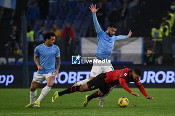 01/03/2024 - Valentin Castellanos of S.S. Lazio and Ruben Loftus-Cheek of A.C. Milan during the 27th day of the Serie A Championship between S.S. Lazio vs A.C. Milan, 1 March 2024 at the Olympic Stadium in Rome. - SS LAZIO VS AC MILAN - SERIE A - CALCIO