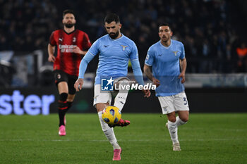 01/03/2024 - Elseid Hysaj of S.S. Lazio during the 27th day of the Serie A Championship between S.S. Lazio vs A.C. Milan, 1 March 2024 at the Olympic Stadium in Rome. - SS LAZIO VS AC MILAN - SERIE A - CALCIO