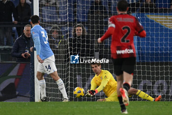2024-03-01 - Ivan Provedel of S.S. Lazio during the 27th day of the Serie A Championship between S.S. Lazio vs A.C. Milan, 1 March 2024 at the Olympic Stadium in Rome. - SS LAZIO VS AC MILAN - ITALIAN SERIE A - SOCCER