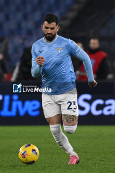 2024-03-01 - Elseid Hysaj of S.S. Lazio during the 27th day of the Serie A Championship between S.S. Lazio vs A.C. Milan, 1 March 2024 at the Olympic Stadium in Rome. - SS LAZIO VS AC MILAN - ITALIAN SERIE A - SOCCER