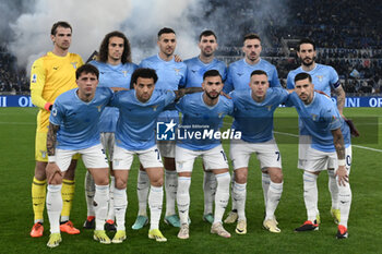 2024-03-01 - S.S. Lazio players pose for a team photo during the 27th day of the Serie A Championship between S.S. Lazio vs A.C. Milan, 1 March 2024 at the Olympic Stadium in Rome. - SS LAZIO VS AC MILAN - ITALIAN SERIE A - SOCCER