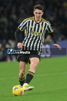 2024-03-03 - Andrea Cambiaso of Juventus FC in action during the Serie A Match between SSC Napoli vs Juventus FC at Diego Armando Maradona Stadium - SSC NAPOLI VS JUVENTUS FC - ITALIAN SERIE A - SOCCER