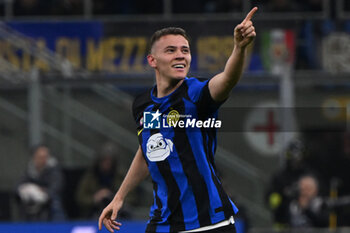 2024-03-04 - Alexis Sanchez of FC Inter during the Italian Serie A football match between Inter FC Internazionale and Genoa CFC on 4 of March 2024 at Giuseppe Meazza San Siro Siro stadium in Milan, Italy. Photo Tiziano Ballabio - INTER - FC INTERNAZIONALE VS GENOA CFC - ITALIAN SERIE A - SOCCER