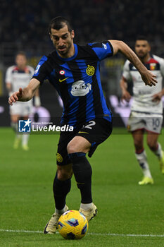 2024-03-04 - Henrikh Mkhitaryan of FC Inter during the Italian Serie A football match between Inter FC Internazionale and Genoa CFC on 4 of March 2024 at Giuseppe Meazza San Siro Siro stadium in Milan, Italy. Photo Tiziano Ballabio - INTER - FC INTERNAZIONALE VS GENOA CFC - ITALIAN SERIE A - SOCCER
