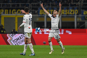 2024-03-04 - Johan Vasquez of Genoa CFC during the Italian Serie A football match between Inter FC Internazionale and Genoa CFC on 4 of March 2024 at Giuseppe Meazza San Siro Siro stadium in Milan, Italy. Photo Tiziano Ballabio - INTER - FC INTERNAZIONALE VS GENOA CFC - ITALIAN SERIE A - SOCCER