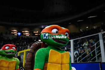 2024-03-04 - Ninja turtles of FC Inter during the Italian Serie A football match between Inter FC Internazionale and Genoa CFC on 4 of March 2024 at Giuseppe Meazza San Siro Siro stadium in Milan, Italy. Photo Tiziano Ballabio - INTER - FC INTERNAZIONALE VS GENOA CFC - ITALIAN SERIE A - SOCCER