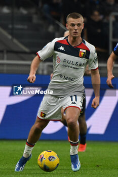 2024-03-04 - Albert Gudmundsson
 of Genoa CFC during the Italian Serie A football match between Inter FC Internazionale and Genoa CFC on 4 of March 2024 at Giuseppe Meazza San Siro Siro stadium in Milan, Italy. Photo Tiziano Ballabio - INTER - FC INTERNAZIONALE VS GENOA CFC - ITALIAN SERIE A - SOCCER