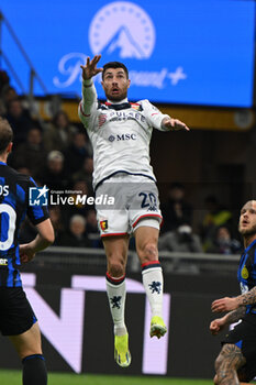 2024-03-04 - Stefano Sabelli of FC Inter during the Italian Serie A football match between Inter FC Internazionale and Genoa CFC on 4 of March 2024 at Giuseppe Meazza San Siro Siro stadium in Milan, Italy. Photo Tiziano Ballabio - INTER - FC INTERNAZIONALE VS GENOA CFC - ITALIAN SERIE A - SOCCER