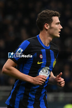 2024-03-04 - Benjamin Pavard of FC Inter during the Italian Serie A football match between Inter FC Internazionale and Genoa CFC on 4 of March 2024 at Giuseppe Meazza San Siro Siro stadium in Milan, Italy. Photo Tiziano Ballabio - INTER - FC INTERNAZIONALE VS GENOA CFC - ITALIAN SERIE A - SOCCER