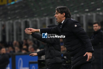 2024-03-04 - Head Coach Simone Inzaghi of Fc Inter during the Italian Serie A football match between Inter FC Internazionale and Genoa CFC on 4 of March 2024 at Giuseppe Meazza San Siro Siro stadium in Milan, Italy. Photo Tiziano Ballabio - INTER - FC INTERNAZIONALE VS GENOA CFC - ITALIAN SERIE A - SOCCER