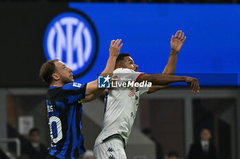 2024-03-04 - Carlos Augusto of FC Inter during the Italian Serie A football match between Inter FC Internazionale and Genoa CFC on 4 of March 2024 at Giuseppe Meazza San Siro Siro stadium in Milan, Italy. Photo Tiziano Ballabio - INTER - FC INTERNAZIONALE VS GENOA CFC - ITALIAN SERIE A - SOCCER