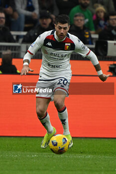 2024-03-04 - Stefano Sabelli of Genoa CFC during the Italian Serie A football match between Inter FC Internazionale and Genoa CFC on 4 of March 2024 at Giuseppe Meazza San Siro Siro stadium in Milan, Italy. Photo Tiziano Ballabio - INTER - FC INTERNAZIONALE VS GENOA CFC - ITALIAN SERIE A - SOCCER