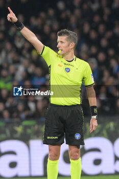 2024-03-08 - Daniele Orsato the referee during Serie A Match between SSC Napoli vs Torino FC at Diego Armando Maradona Stadium - SSC NAPOLI VS TORINO FC - ITALIAN SERIE A - SOCCER