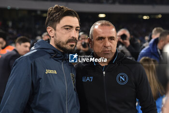 2024-03-08 - Matteo Paro coach of Torino FC and Francesco Calzona of SSC Napoli during the Serie A Match between SSC Napoli vs Torino FC at Diego Armando Maradona Stadium - SSC NAPOLI VS TORINO FC - ITALIAN SERIE A - SOCCER