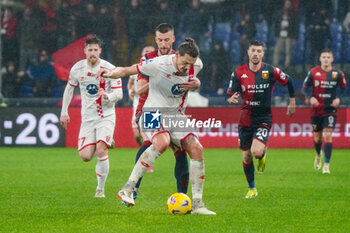 2024-01-09 - Milan Duric (AC Monza) during the Italian championship Serie A football match between Genoa CFC and AC Monza on March 9, 2024 at Stade Luigi-Ferraris in Genoa, Italy - FOOTBALL - ITALIAN CHAMP - GENOA V MONZA - ITALIAN SERIE A - SOCCER