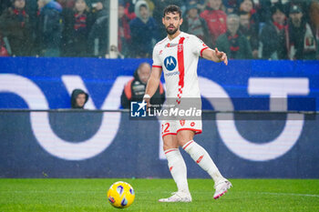 2024-01-09 - Pablo Mari (AC Monza) during the Italian championship Serie A football match between Genoa CFC and AC Monza on March 9, 2024 at Stade Luigi-Ferraris in Genoa, Italy - FOOTBALL - ITALIAN CHAMP - GENOA V MONZA - ITALIAN SERIE A - SOCCER