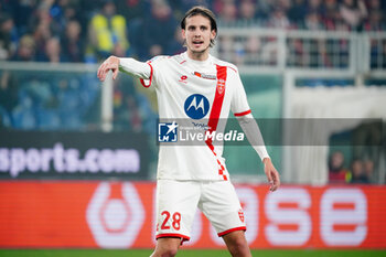 2024-01-09 - Andrea Colpani (AC Monza) during the Italian championship Serie A football match between Genoa CFC and AC Monza on March 9, 2024 at Stade Luigi-Ferraris in Genoa, Italy - FOOTBALL - ITALIAN CHAMP - GENOA V MONZA - ITALIAN SERIE A - SOCCER