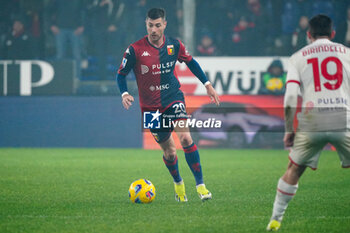 2024-01-09 - Stefano Sabelli (Genoa CFC) during the Italian championship Serie A football match between Genoa CFC and AC Monza on March 9, 2024 at Stade Luigi-Ferraris in Genoa, Italy - FOOTBALL - ITALIAN CHAMP - GENOA V MONZA - ITALIAN SERIE A - SOCCER