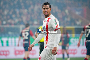 2024-01-09 - Armando Izzo (AC Monza) during the Italian championship Serie A football match between Genoa CFC and AC Monza on March 9, 2024 at Stade Luigi-Ferraris in Genoa, Italy - FOOTBALL - ITALIAN CHAMP - GENOA V MONZA - ITALIAN SERIE A - SOCCER