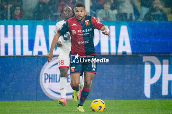 2024-01-09 - Junior Messias (Genoa CFC) during the Italian championship Serie A football match between Genoa CFC and AC Monza on March 9, 2024 at Stade Luigi-Ferraris in Genoa, Italy - FOOTBALL - ITALIAN CHAMP - GENOA V MONZA - ITALIAN SERIE A - SOCCER