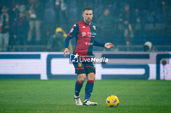 2024-01-09 - Kevin Strootman (Genoa CFC) during the Italian championship Serie A football match between Genoa CFC and AC Monza on March 9, 2024 at Stade Luigi-Ferraris in Genoa, Italy - FOOTBALL - ITALIAN CHAMP - GENOA V MONZA - ITALIAN SERIE A - SOCCER
