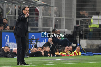 2024-03-17 - Head Coach Simone Inzaghi of Fc Inter during the Italian Serie A football match between Inter FC Internazionale and SSC Napoli on 17 of March 2024 at Giuseppe Meazza San Siro Siro stadium in Milan, Italy. Photo Tiziano Ballabio - INTER - FC INTERNAZIONALE VS SSC NAPOLI - ITALIAN SERIE A - SOCCER