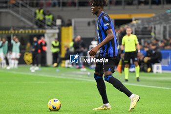 2024-03-17 - Yann Bisseck of FC Inter during the Italian Serie A football match between Inter FC Internazionale and SSC Napoli on 17 of March 2024 at Giuseppe Meazza San Siro Siro stadium in Milan, Italy. Photo Tiziano Ballabio - INTER - FC INTERNAZIONALE VS SSC NAPOLI - ITALIAN SERIE A - SOCCER