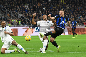 2024-03-17 - Davide Frattesi of FC Inter during the Italian Serie A football match between Inter FC Internazionale and SSC Napoli on 17 of March 2024 at Giuseppe Meazza San Siro Siro stadium in Milan, Italy. Photo Tiziano Ballabio - INTER - FC INTERNAZIONALE VS SSC NAPOLI - ITALIAN SERIE A - SOCCER