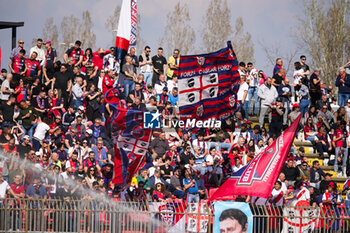 2024-01-13 - Supporters of Cagliari Calcio during the Italian championship Serie A football match between AC Monza v Cagliari Calcio on March 16, 2024 at Brianteo stadium, Italy - FOOTBALL - ITALIAN CHAMP - MONZA V CAGLIARI - ITALIAN SERIE A - SOCCER