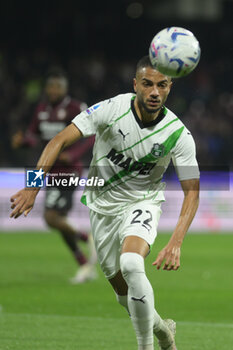 2024-04-05 - Jeremy Toljan of U.S. Sassuolo in action during Serie A between US Salernitana 1919 vs US Sassuolo at Arechi Stadium - US SALERNITANA VS US SASSUOLO - ITALIAN SERIE A - SOCCER