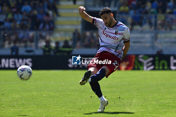 2024-04-07 - Charalampos Lykogiannis of Bologna F.C. during the 31th day of the Serie A Championship between Frosinone Calcio vs Bologna F.C, 7 April 2024 at the Benito Stirpe Stadium, Frosinone, Italy. - FROSINONE CALCIO VS BOLOGNA FC - ITALIAN SERIE A - SOCCER