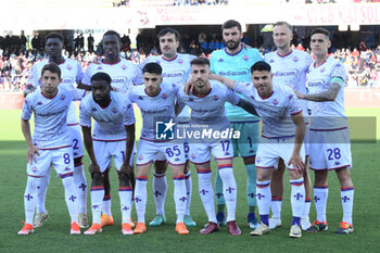 2024-04-21 - the formation of the Florentine team during the Serie A Match Between US Salernitana 1919 vs AC at Arechi Stadium - US SALERNITANA VS ACF FIORENTINA - ITALIAN SERIE A - SOCCER